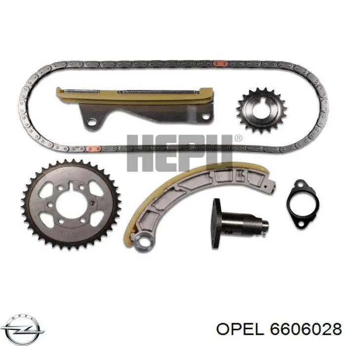 Ремкомплект ГРМ Opel 6606028