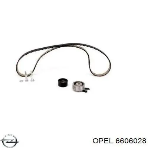 6606028 Opel Ремінь ГРМ, комплект