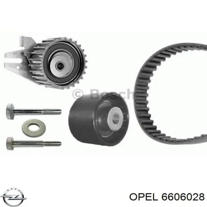 Комплект ГРМ Opel 6606028 ціна, від 75.39 USD