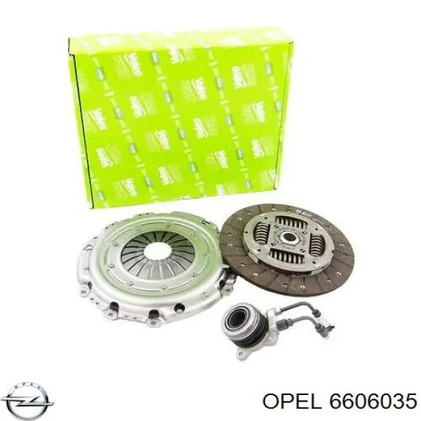 Комплект зчеплення (3 частини) Opel 6606035 ціна, від 254.05 USD