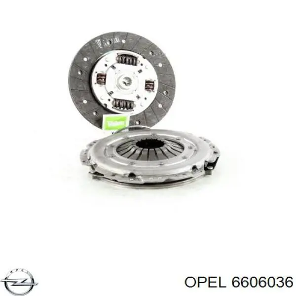 Купити 6606036 Opel Комплект зчеплення (диск, корзина, підшипник)