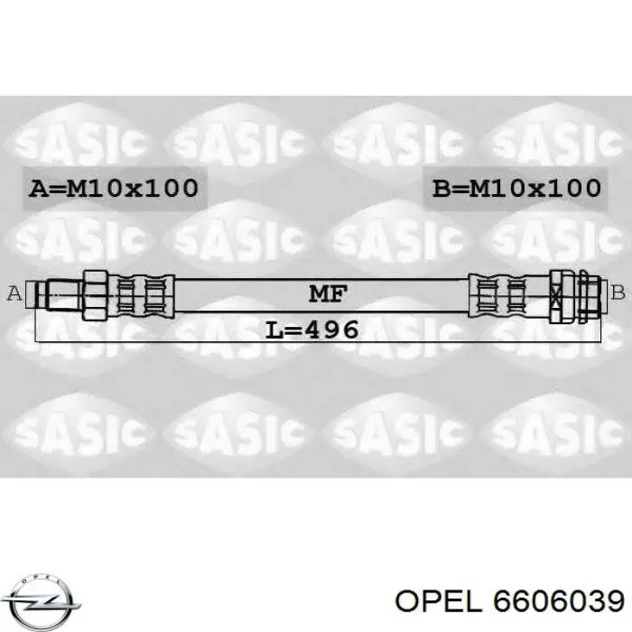 Комплект зчеплення (3 частини) Opel 6606039 ціна, від 179.97 USD