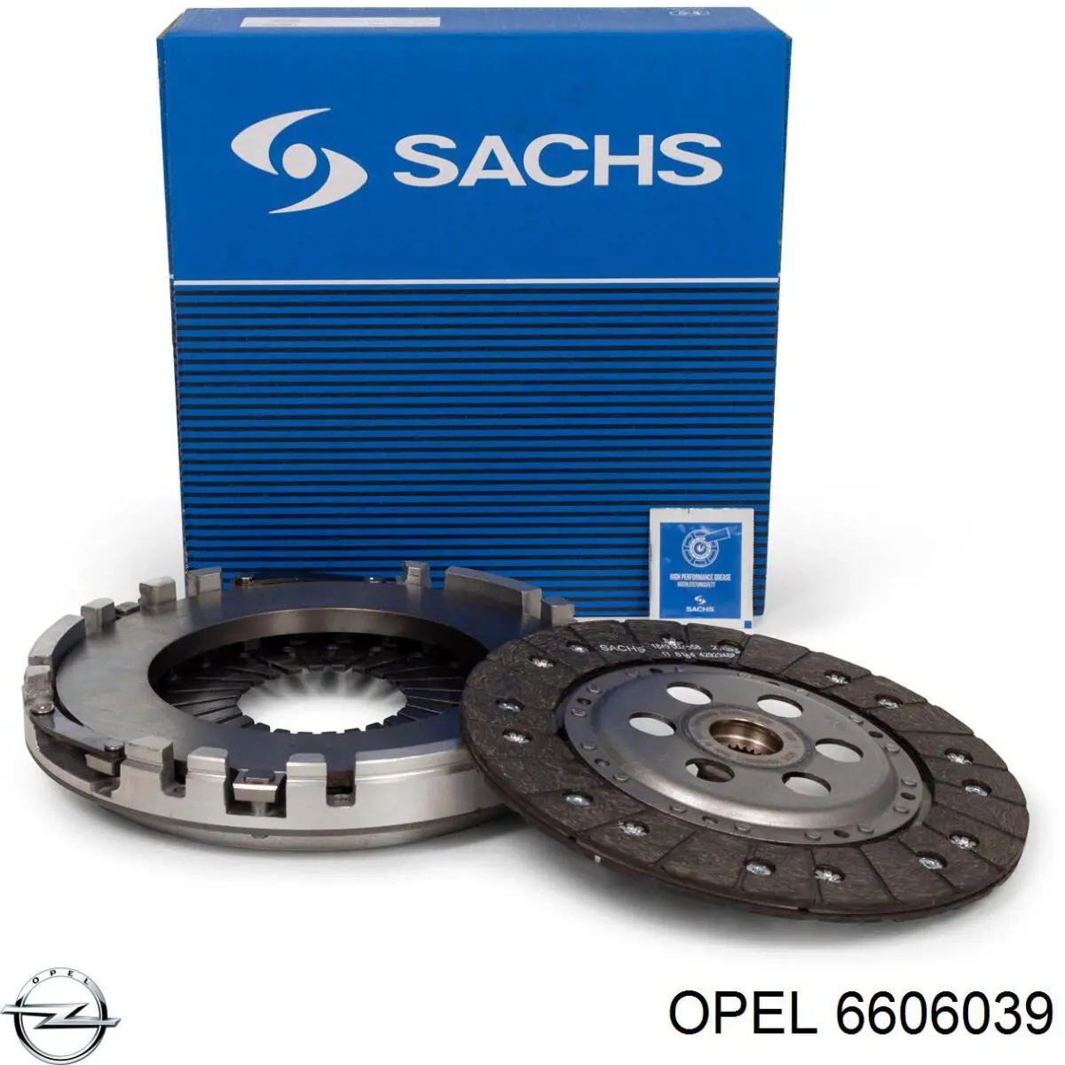 Купити 6606039 Opel Комплект зчеплення (диск, корзина, підшипник)