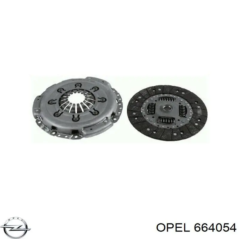 Диск зчеплення 664054 Opel