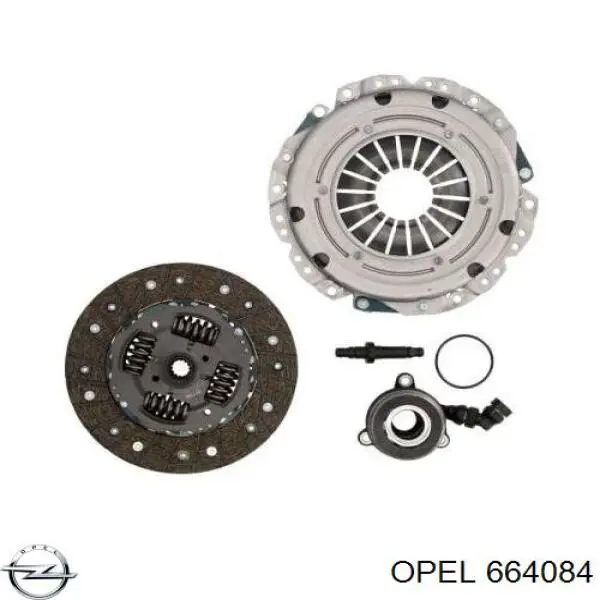 664084 Opel диск зчеплення