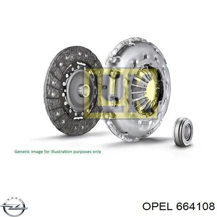 Купити 664108 Opel Диск зчеплення