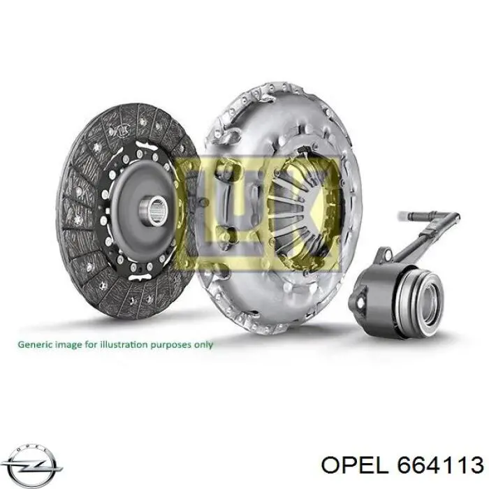 Купити 664113 Opel Диск зчеплення