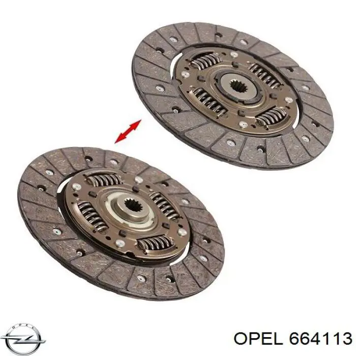 Зчеплення Opel 664113 ціна, від 37.41 USD