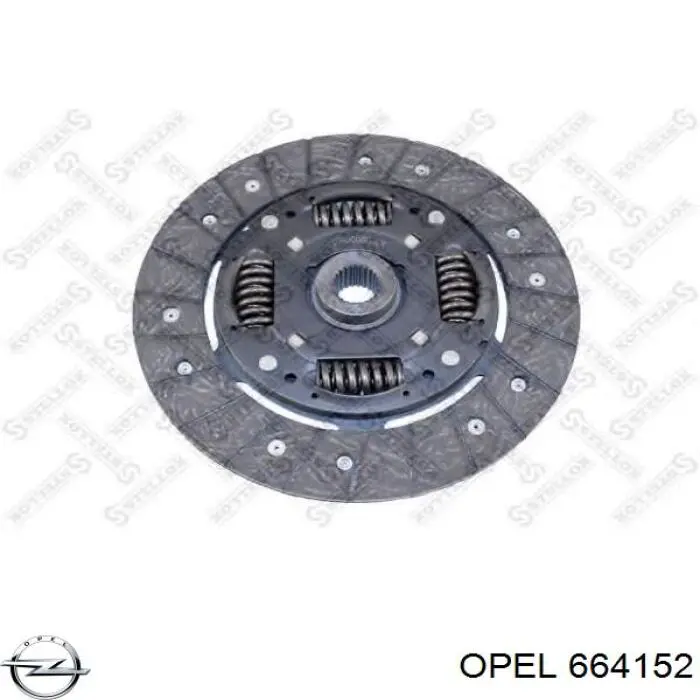 664152 Opel диск зчеплення
