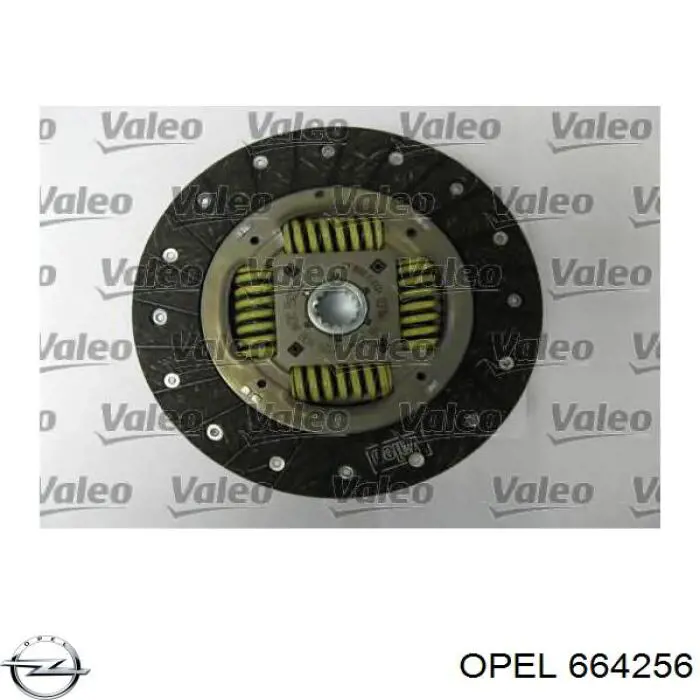 664256 Opel диск зчеплення