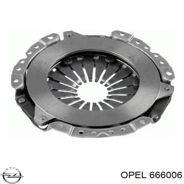 666006 Opel корзина зчеплення