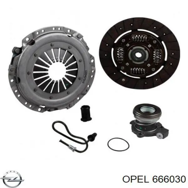 Пелюстковий кошик зчеплення Opel 666030 ціна, від 62.43 USD