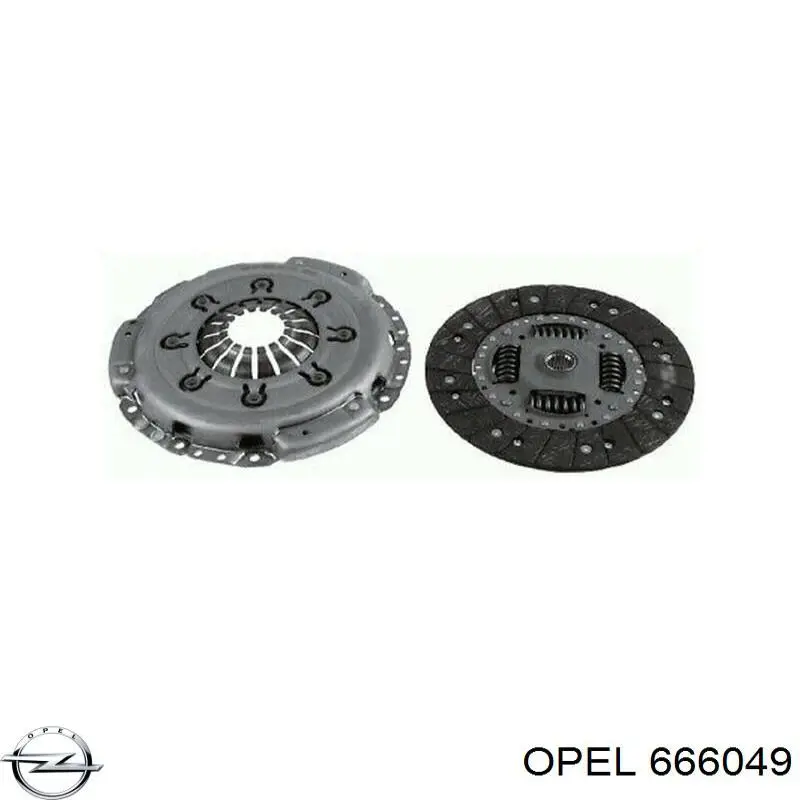 666049 Opel корзина зчеплення