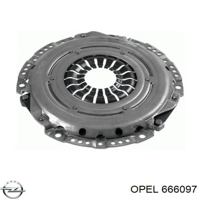666097 Opel корзина зчеплення