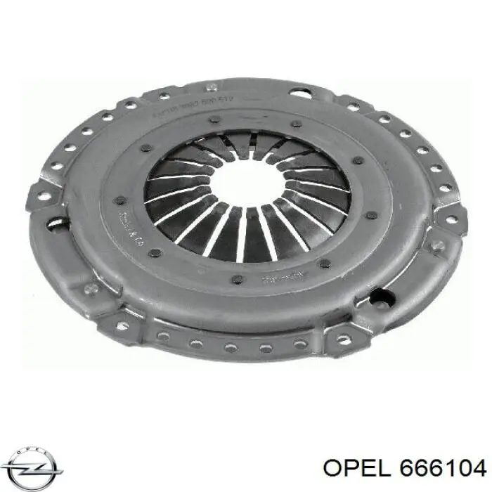 666104 Opel Натискний диск зчеплення