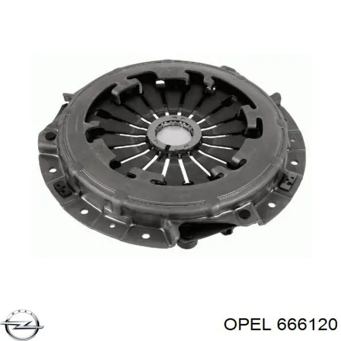 666120 Opel Натискний диск зчеплення