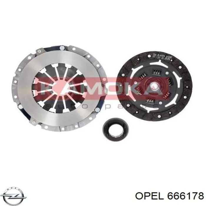 Нажимной диск сцепления на Opel Corsa B 