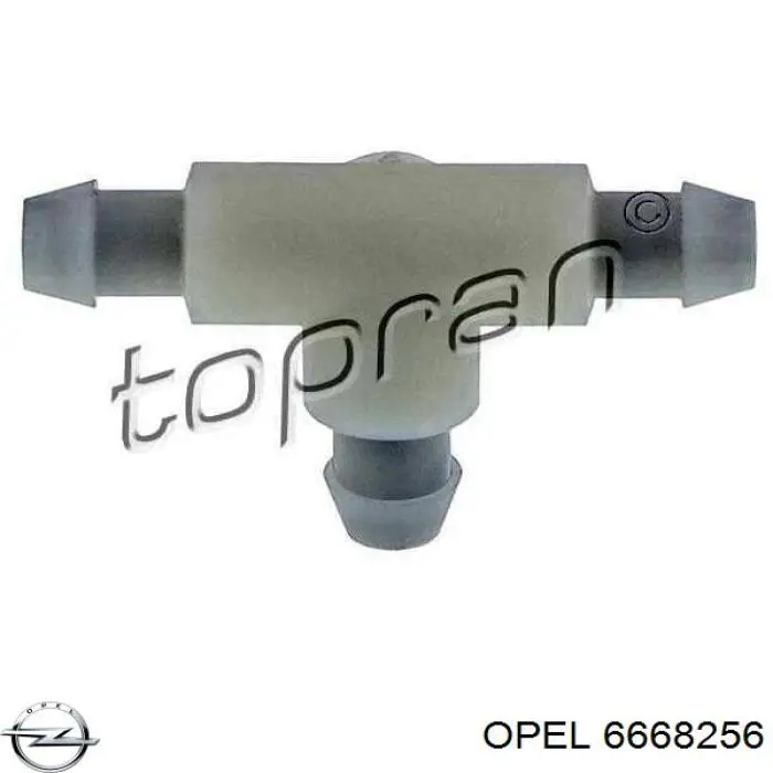 Трійник системи склоомивача Opel 6668256 ціна, від 1.08 USD