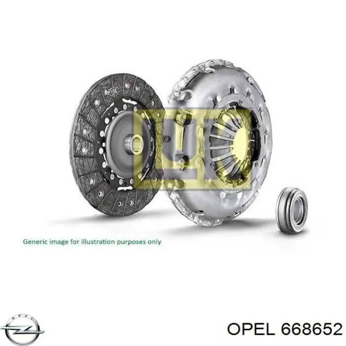 Вижимний підшипник 668652 Opel