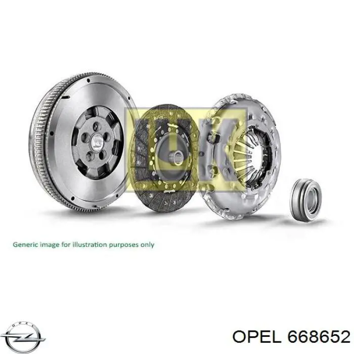 668652 Opel Підшипник ковзання зчеплення