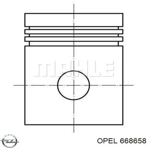Вижимний підшипник Opel 668658 ціна, від 12.86 USD