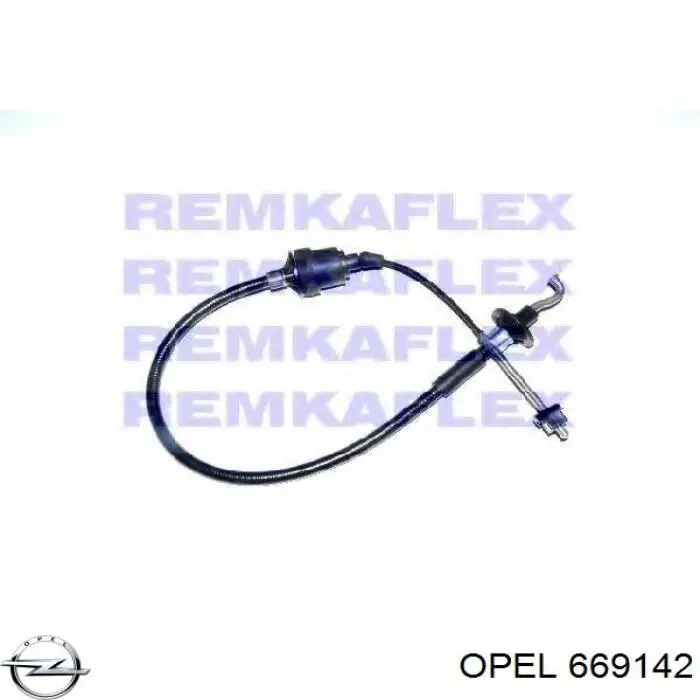 Купити 669142 Opel Трос зчеплення