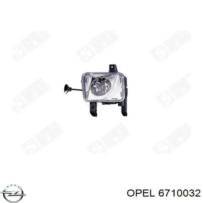 Туманка права Opel 6710032 ціна, від 38.68 USD