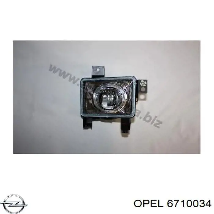6710034 Opel фара протитуманна, права