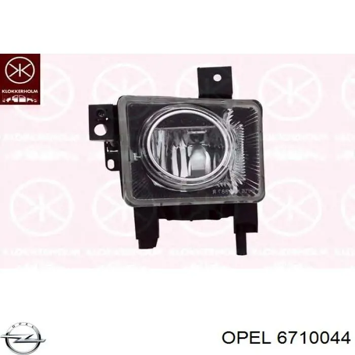 6710044 Opel Фара протитуманна, права