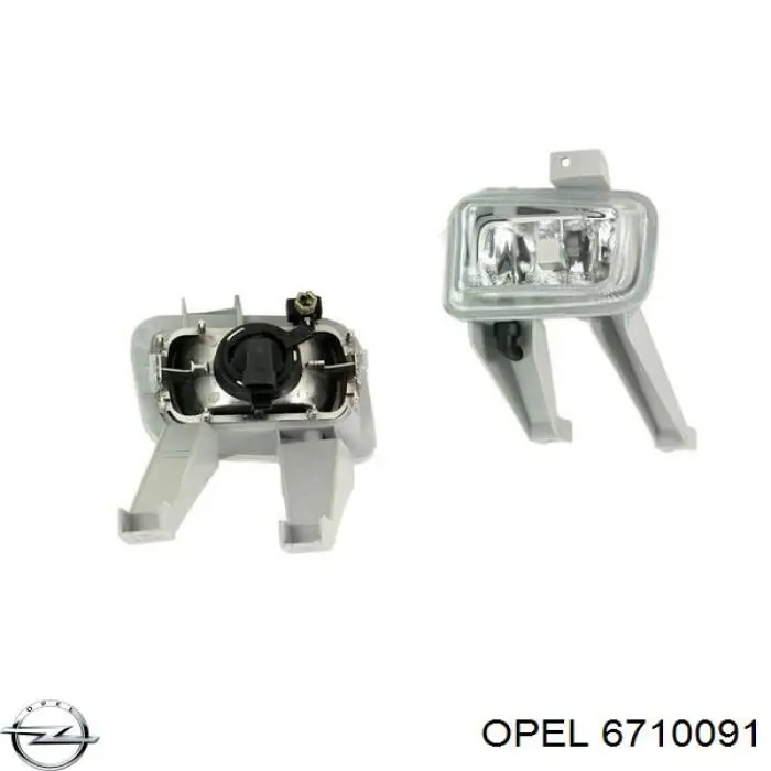 Купити 6710091 Opel Фара протитуманна, ліва
