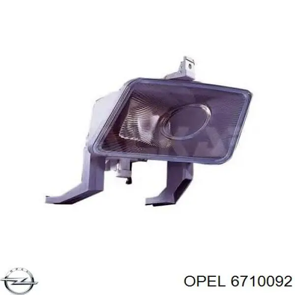 90512451 Opel Фара протитуманна, права