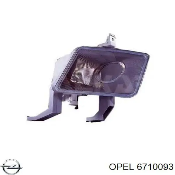 Туманка ліва Opel 6710093 ціна, від 21.96 USD