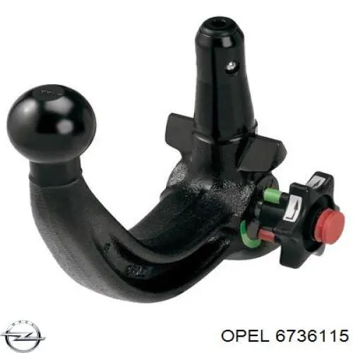 93183421 Opel Прилад буксирний