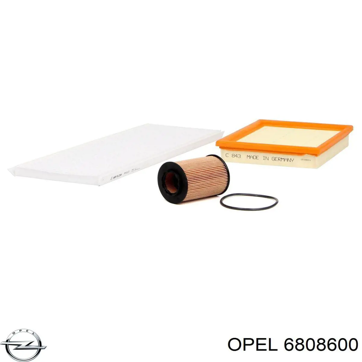 Фільтр повітряний обігрівача Opel 6808600 ціна, від 4.07 USD