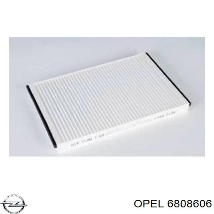 Фільтр повітряний обігрівача Opel 6808606 ціна, від 4.46 USD