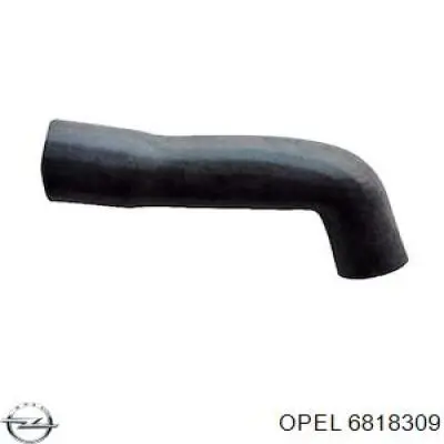 Шланг радіатора опалювача/пічки, подача Opel 6818309