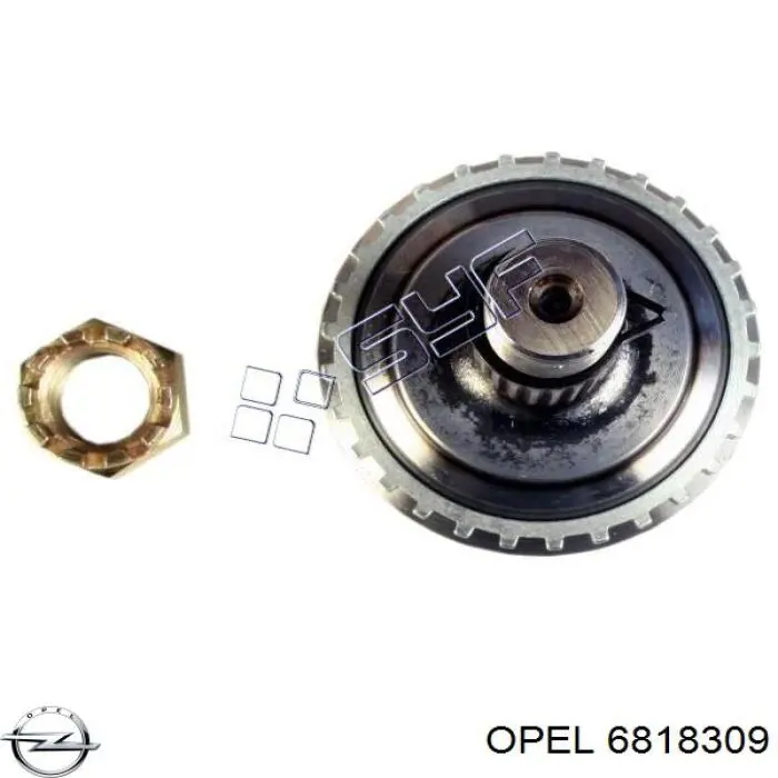 Купити 6818309 Opel Шланг радіатора опалювача/пічки, подача