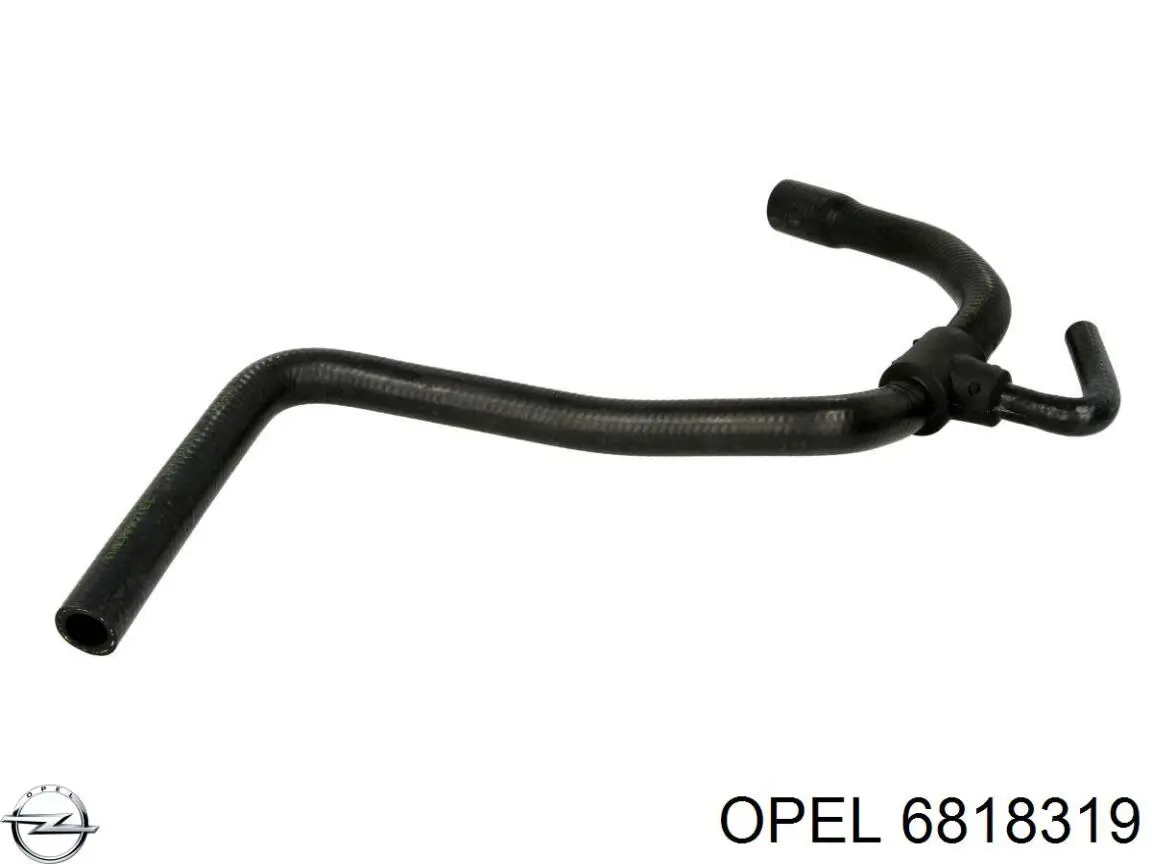 Купити 6818319 Opel Шланг радіатора опалювача/пічки, подача