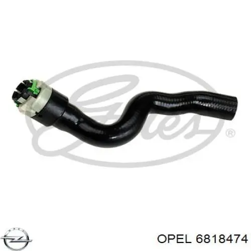 Шланг радіатора опалювача/пічки, обратка Opel 6818474 ціна, від 10.44 USD