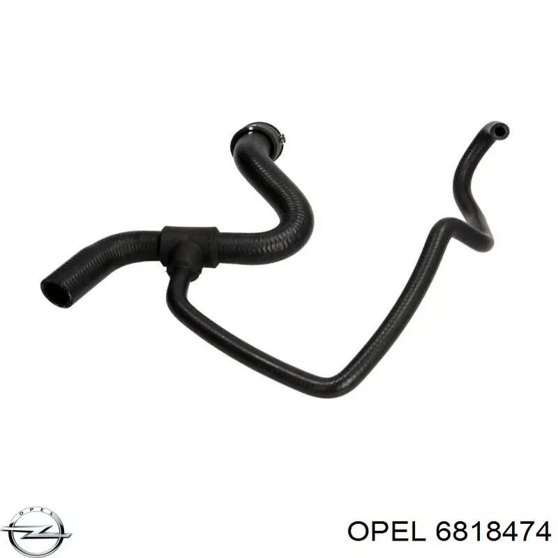 Купити 6818474 Opel Шланг радіатора опалювача/пічки, обратка