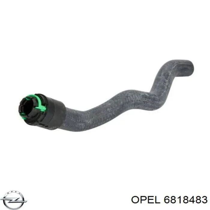 Шланг радіатора опалювача/пічки, подача Opel 6818483 ціна, від 14.14 USD