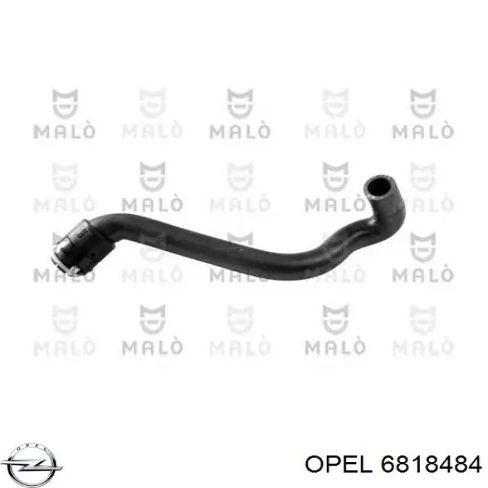 Купити 6818484 Opel Трубопроводи і шланги системи охолодження