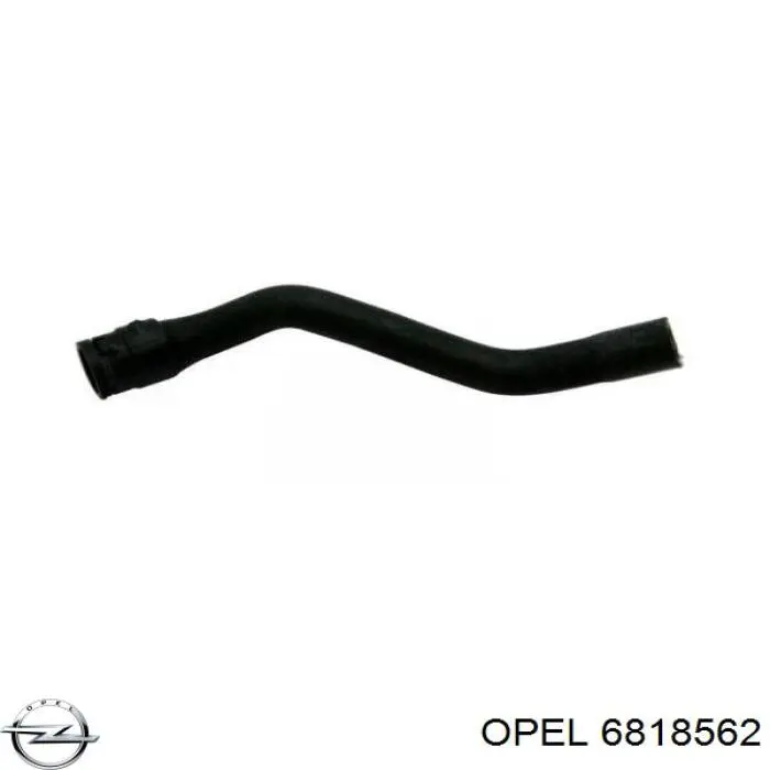 6818562 Opel шланг радіатора опалювача/пічки, подача
