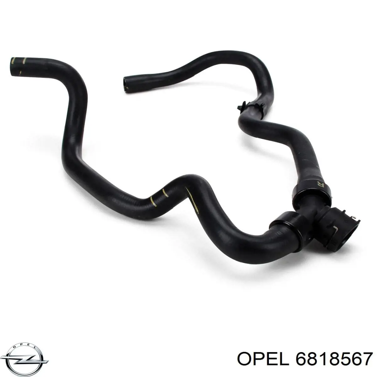 Шланг радіатора опалювача/пічки, подача Opel 6818567 ціна, від 12.27 USD