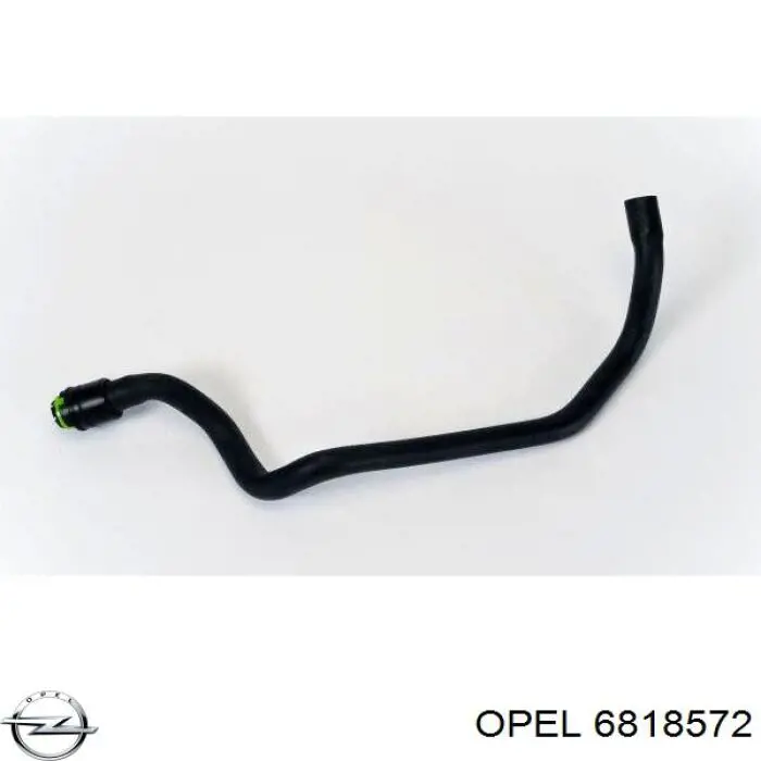 Купити 6818572 Opel Шланг радіатора опалювача/пічки, обратка