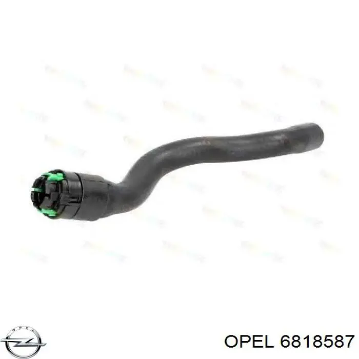 Купити 6818587 Opel Шланг радіатора опалювача/пічки, подача