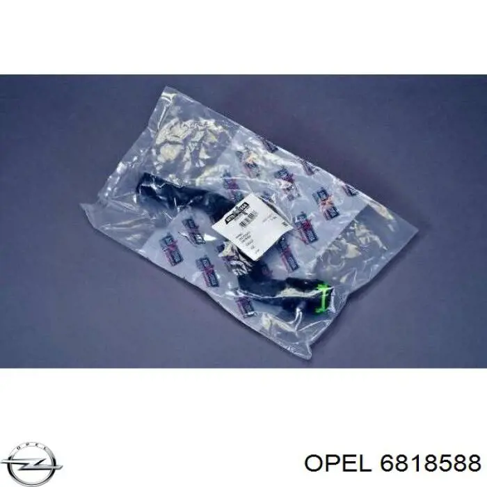6818588 Opel шланг радіатора опалювача/пічки, обратка