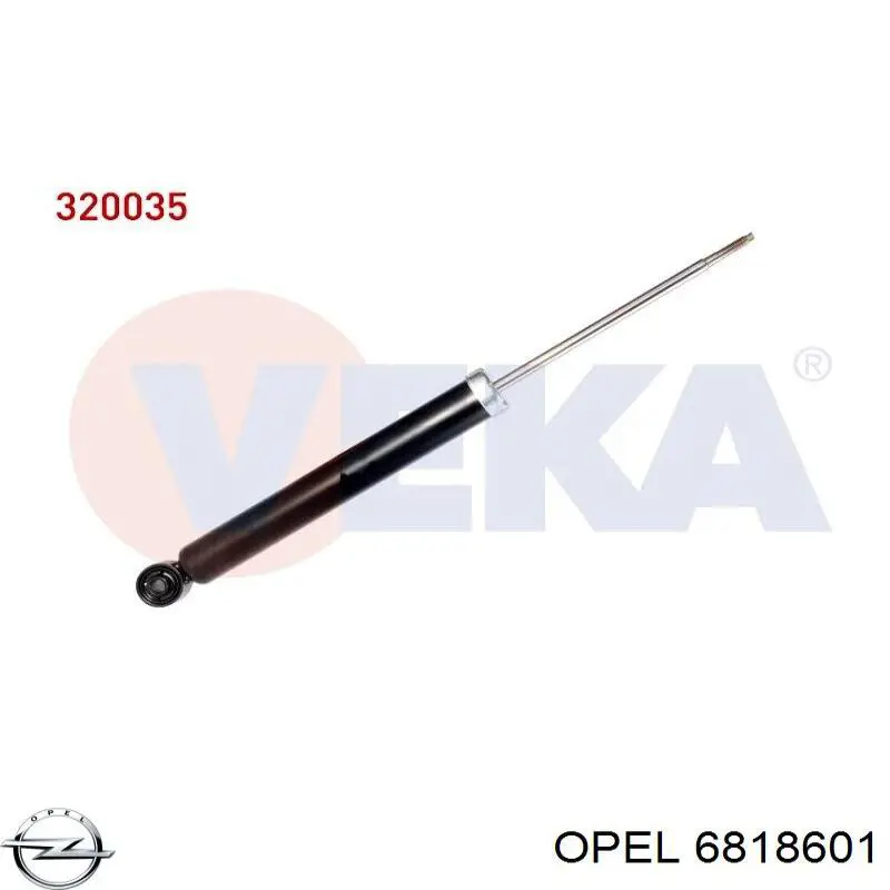  Opel 6818601 ціна, від 20.91 USD