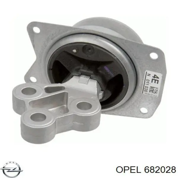 682028 Opel Ліва опора двигуна