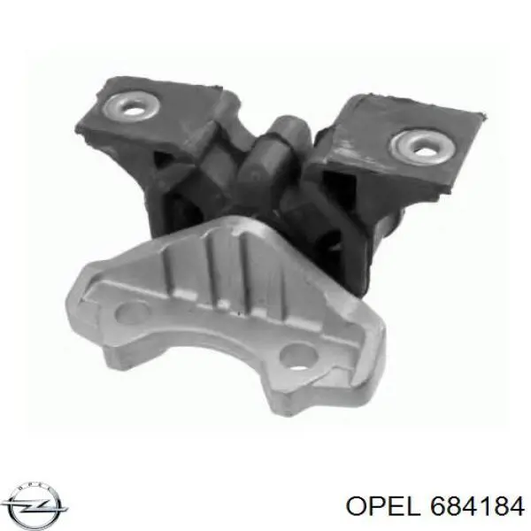 684184 Opel подушка (опора двигуна, права)